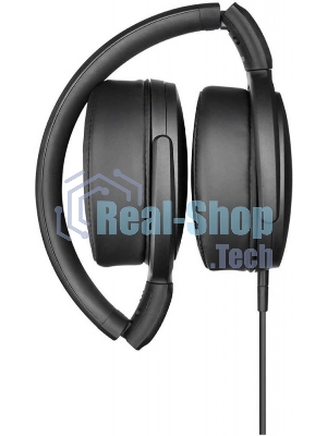 Наушники Sennheiser HD 400S накладные складные закрытые 18-20000Гц съемный кабель 1,4м, угловой jack 3.5мм, 120дБ, микрофон, черные, 508598