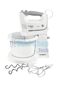 Миксер стационарный Bosch MFQ36460 450Вт белый/серый