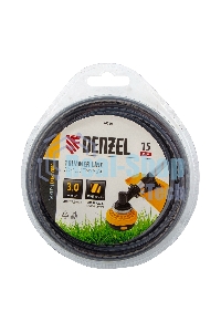 Леска для триммера Denzel двухкомпонентная зубчатый квадрат, 3,0мм х 15м, блистер EXTRA CORD