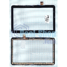 Сенсорное стекло (тачскрин) DY10218(V2), черное