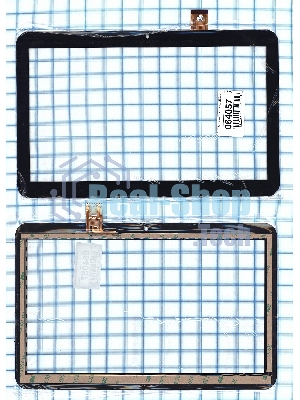 Сенсорное стекло (тачскрин) DY10218(V2), черное