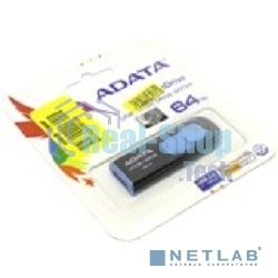 Флешка USB ADATA UV128 (AUV128-64G-RBE), 64Gb, USB 3.0, R/W 100/30, черный/синий