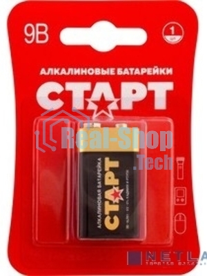 Батарейка СТАРТ 6LR61-BL1 10/200 (1 шт)
