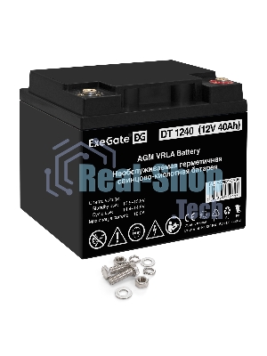 Батарея ExeGate DT 1240 (12V 40Ah), клеммы под болт М6