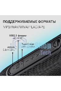 Колонка портатитвная Digma D-PS1524 черный 20W 2.0 BT 10м 2000mAh (PS1524B)