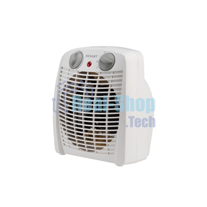 Тепловентилятор Rexant 60-0033, белый, 2000 Вт, 20 м2, термостат