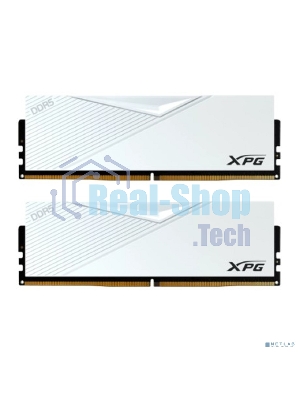 Оперативная память XPG Lancer, DDR5, 32GB (2x16GB), 6400MHz, CL32, DIMM, с радиаторами, белый