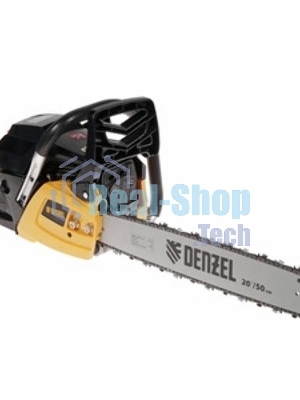 Пила цепная бензиновая Denzel DGS-5820, шина 50 см, 58см3, 4,1 л.с., шаг 0,325, паз 1,5 мм
