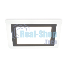 Встраиваемый cветодиодный светильник с подсветкой Ambrella light DCR390 3W+3W 4200K+4200K 220-240V 105*105*20 (A75*75)