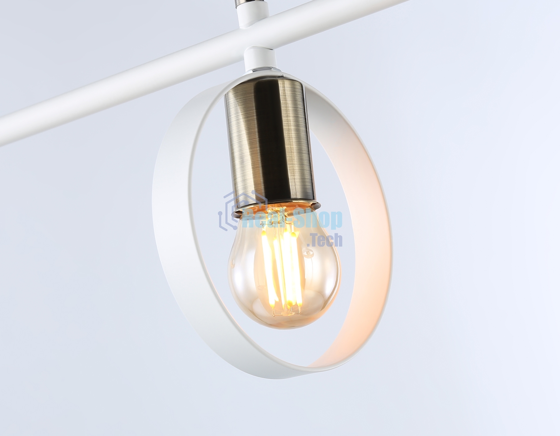 Светильник Ambrella light TR8228/3 WH/SB белый/бронза E27/3 max 40W 660*165*300