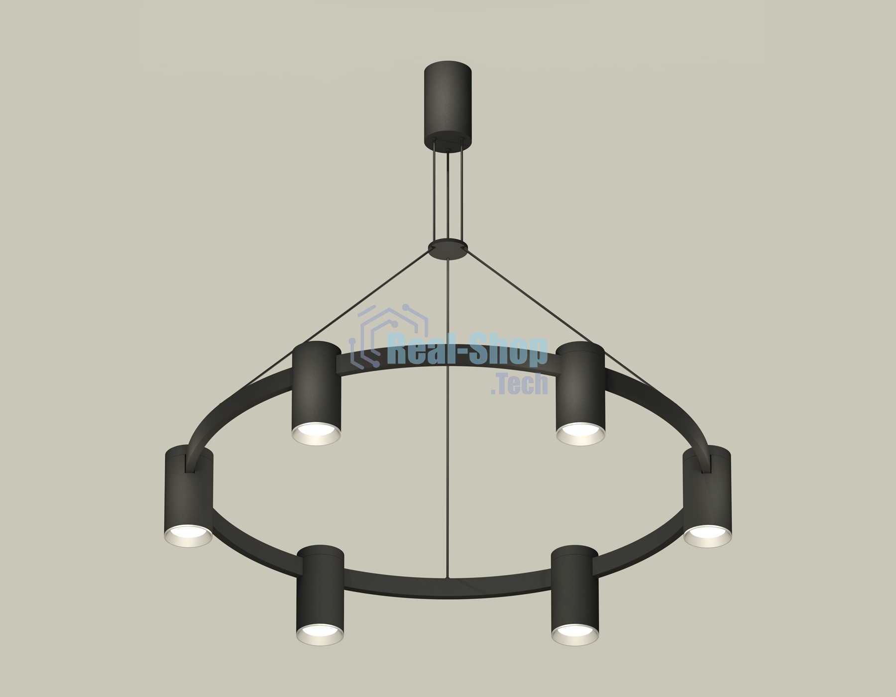 Светильник Ambrella light XB9022101/6 SBK/PSL черный песок/серебро полированное MR16 GU5.3 (С9022, N6104)