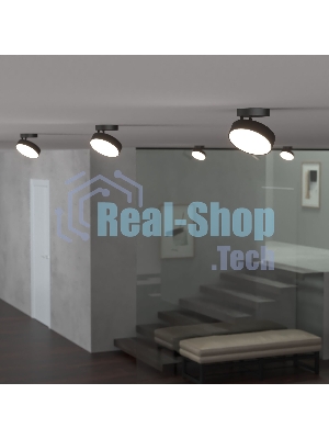Pila черный 12W 4200К (25135/LED)/Светильник накладной черный