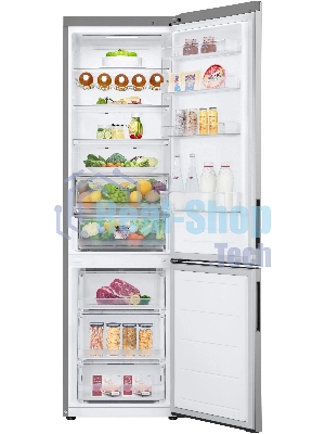 Холодильник LG GC-B509ANMW 2-хкамерн. серый инвертер