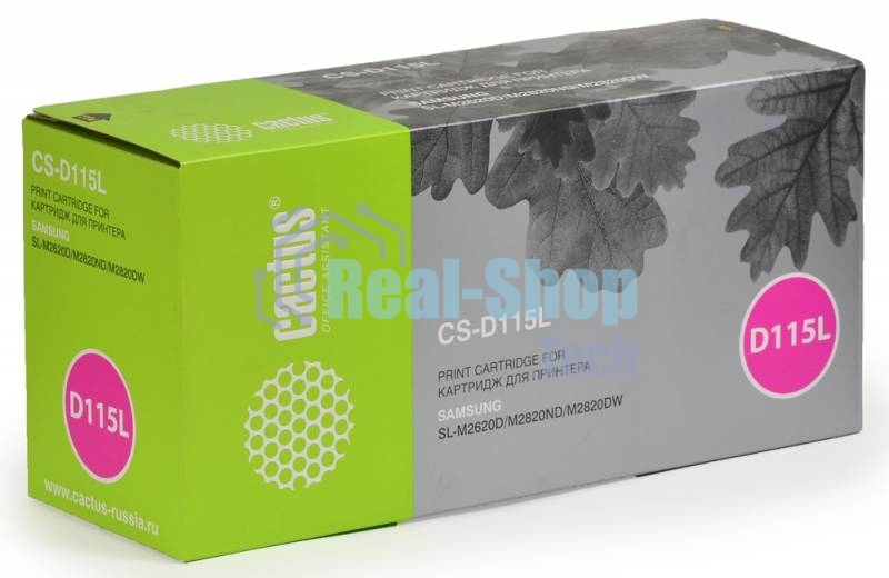 Картридж лазерный Cactus CS-D115L черный (3000 стр.) SL-M2620D/M2820ND/M2820DW