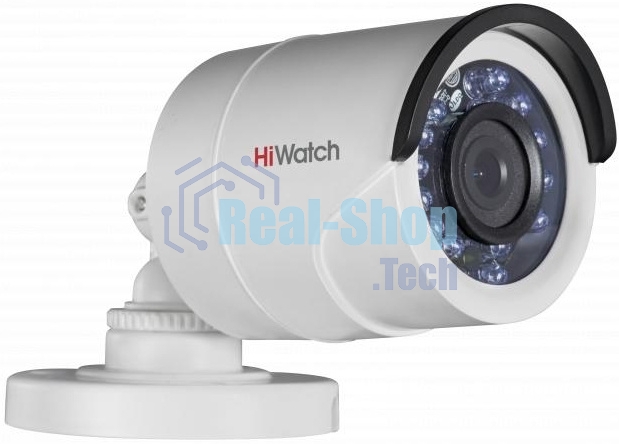 Камера видеонаблюдения аналоговая HiWatch DS-T200A(B) (3.6мм) 3.6-3.6мм HD-TVI цв. корп.:белый