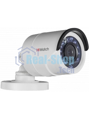 Камера видеонаблюдения аналоговая HiWatch DS-T200A(B) (3.6мм) 3.6-3.6мм HD-TVI цв. корп.:белый