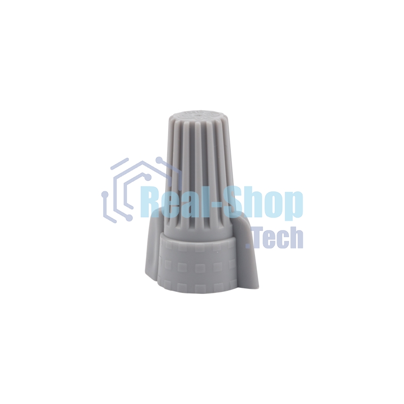 Соединительный изолирующий зажим Rexant с лепестками СИЗ-15 ø 14,9 мм (0,75-10 мм²), серый (50 шт./уп.)