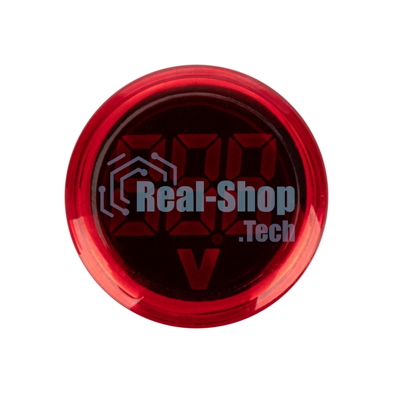 Индикатор значения напряжения Rexant красный VD22 70-500 В