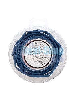 Трубка термоусаживаемая Rexant 3.0/1.5мм синяя. ролик 2.44м