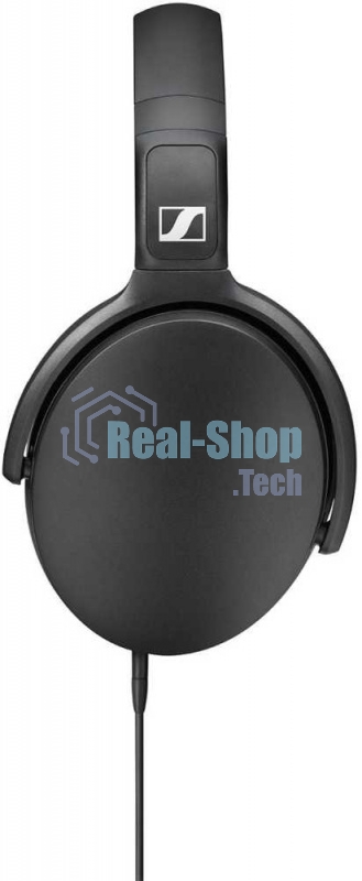 Наушники Sennheiser HD 400S накладные складные закрытые 18-20000Гц съемный кабель 1,4м, угловой jack 3.5мм, 120дБ, микрофон, черные, 508598