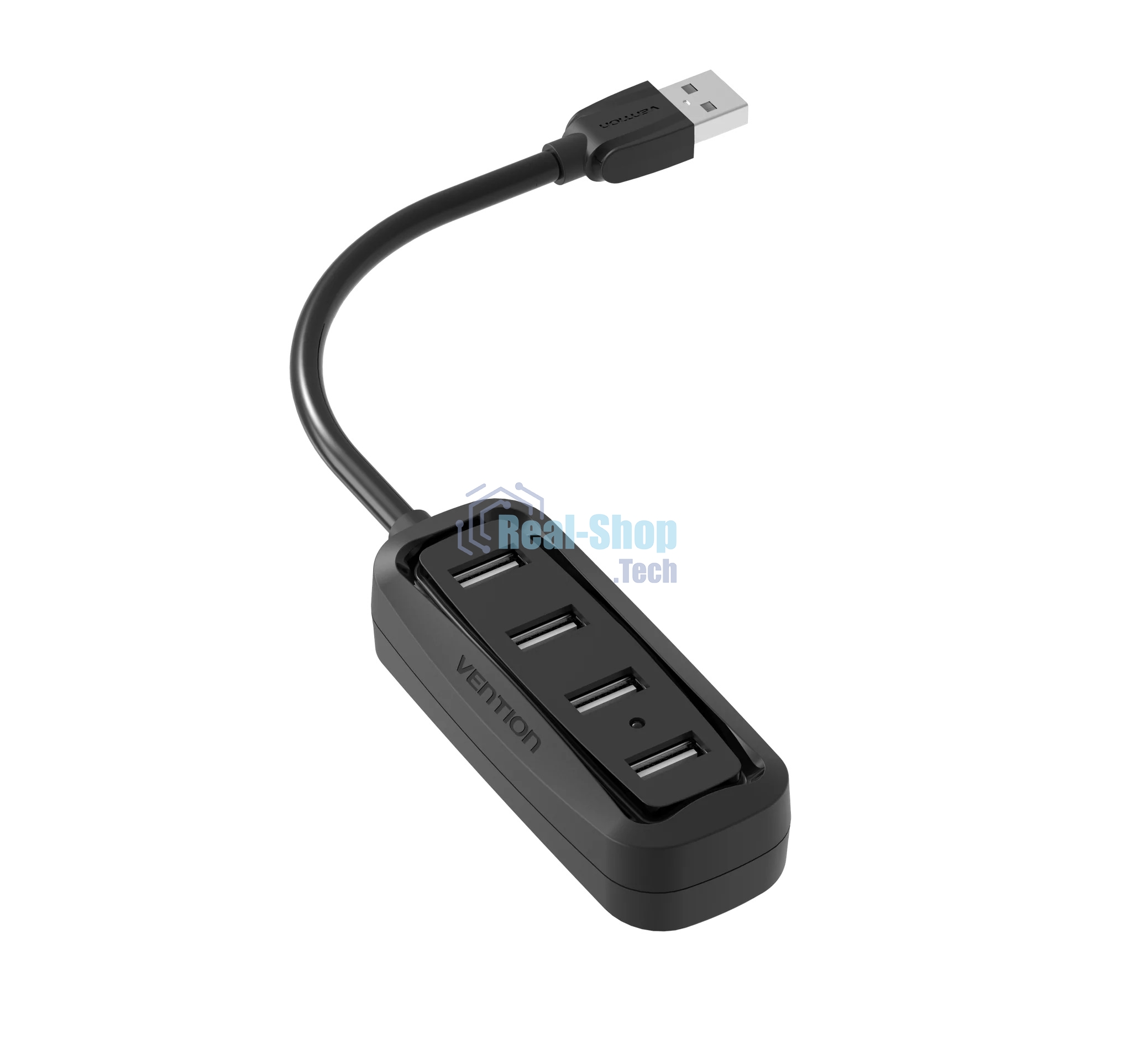 USB-концентратор Vention VAS-J43-B015, USB 2.0, USB 4 порта, USB