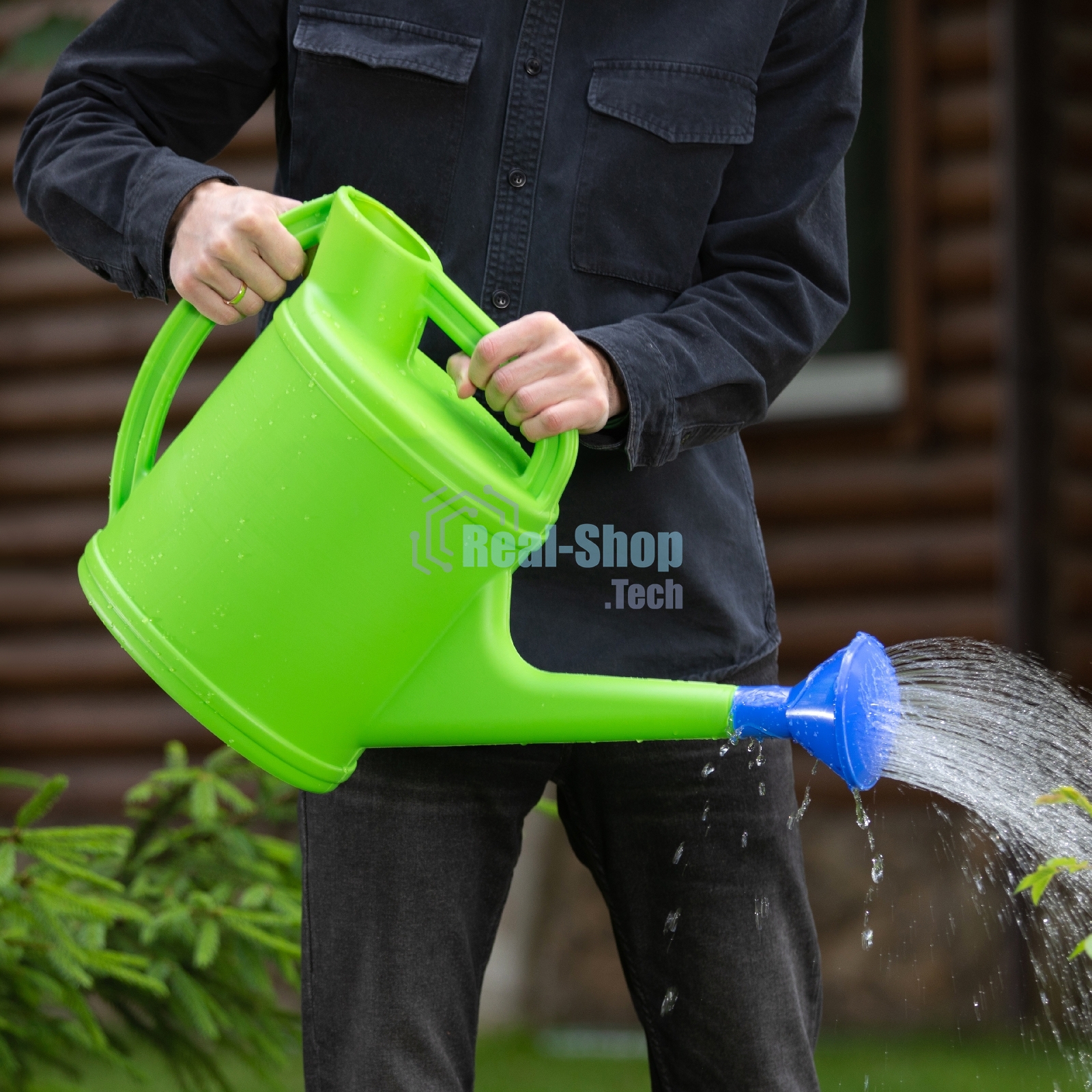 Лейка садовая Сибртех, 10 л, с горловиной, пластмассовая