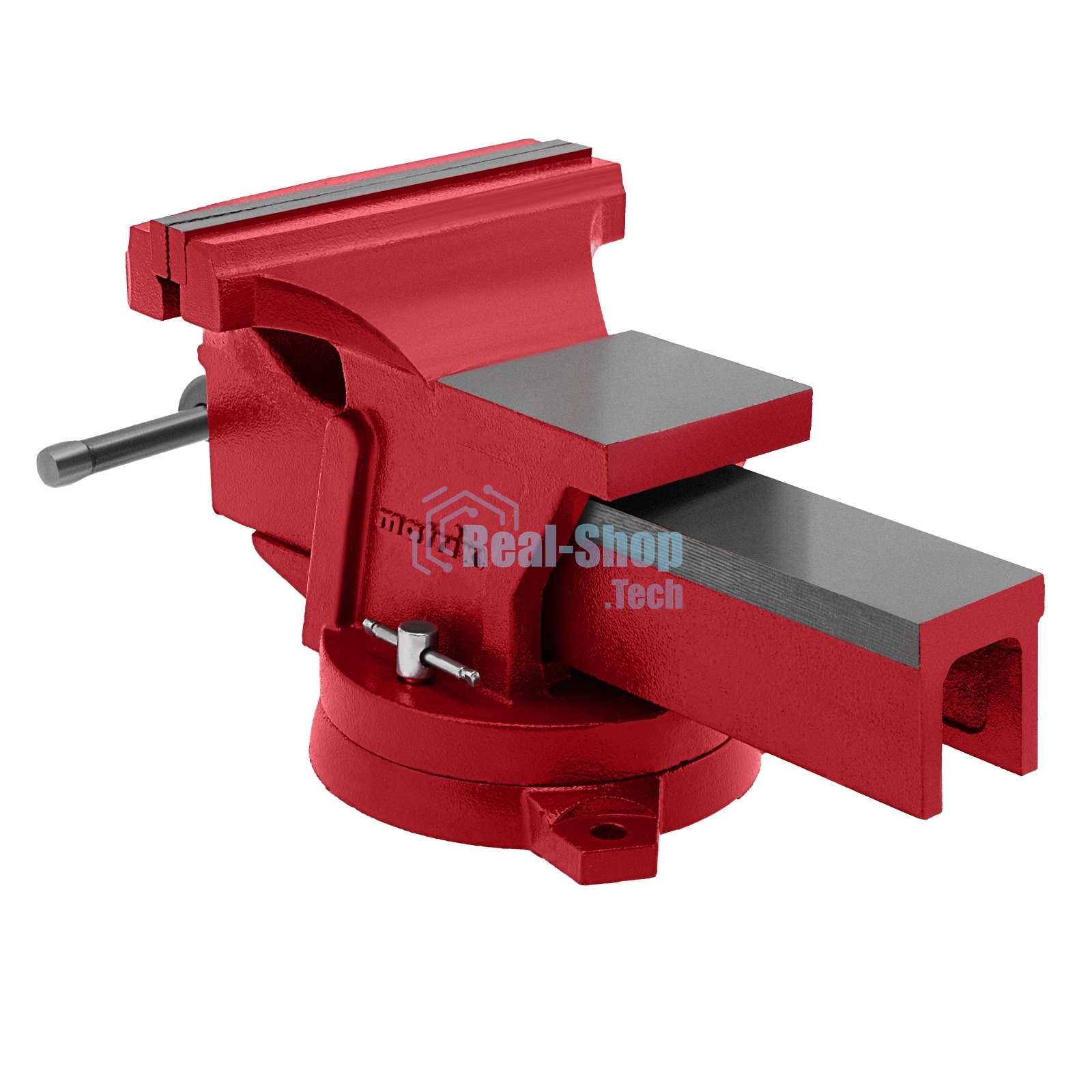 Тиски слесарные Matrix, 200 мм, поворотные, с наковальней