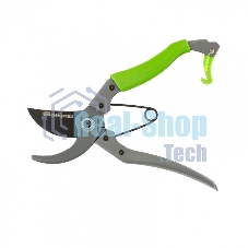 Секатор прямого реза Сибртех, 200 мм, металлические рукоятки, верхняя в ПВХ-оболочке