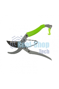 Секатор прямого реза Сибртех, 200 мм, металлические рукоятки, верхняя в ПВХ-оболочке