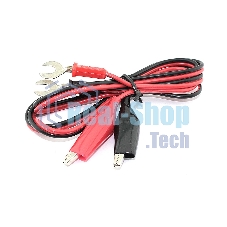 Набор проводов с крокодилами 2шт. с креплением под болт