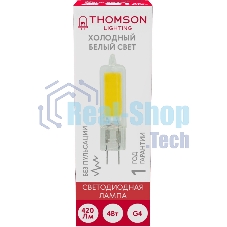 Лампа cветодиодная LED Thomson TH-B4219 G4, капсульная, 4Вт, 6500К, белый холодный, 1 шт.