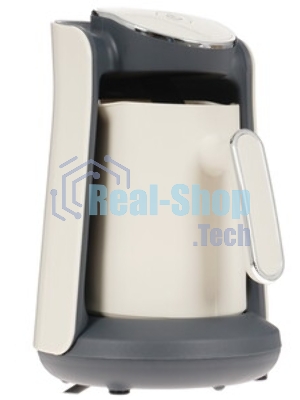 Электрическая турка BRAYER BR1142 белый/серый, исп. кофе -молотый, 0.5 л, 500 Вт.