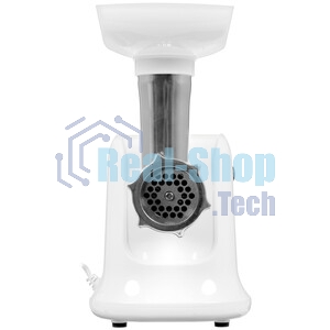 Мясорубка электрическая OLTO HM-080 белый, 1800 Вт, 1.5 кг/мин, реверс, защита от перегрузки, насадки - 4