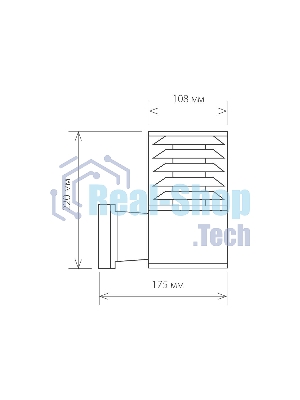 Светильник Elektrostandard 1408 TECHNO садово-парковый серый a032623