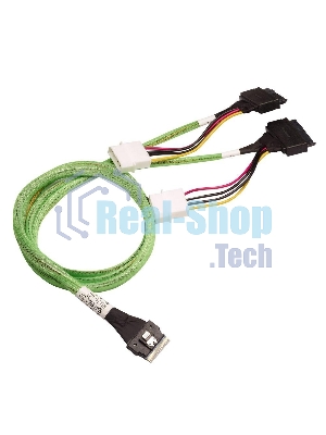 Кабель ACD-60005-ZC Slimline SASx8 (SFF8654) -to- 2x U.2 Direct, 1M, (аналог Broadcom 05-60005-00) 80