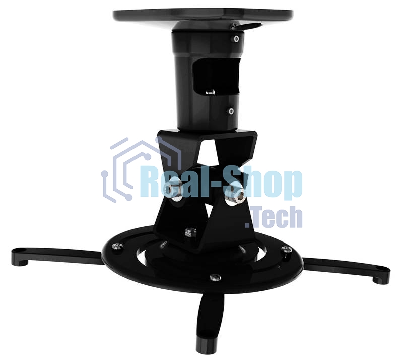 Кронштейн для проектора Cactus CS-VM-PR01-BK черный макс.10кг настенный и потолочный поворот и наклон