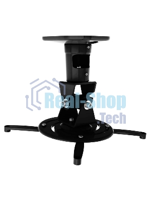 Кронштейн для проектора Cactus CS-VM-PR01-BK черный макс.10кг настенный и потолочный поворот и наклон