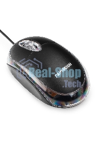 Мышь проводная Гарнизон GM-100 черный, 1000 dpi, USB, кнопки - 3