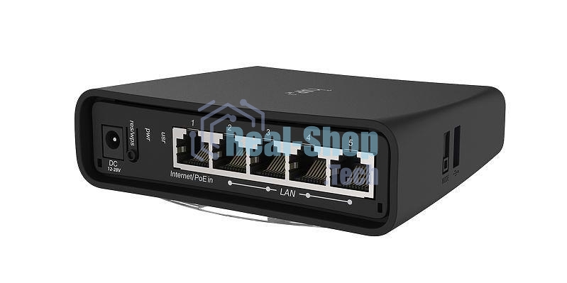 Маршрутизатор 10/100/1000M 5PORT RBD52G-5HACD2HND-TC MIKROTIK
