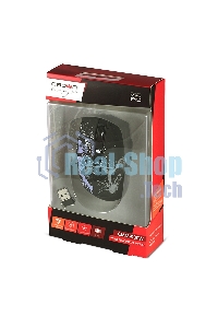 Мышь беспроводная Crown CMM-930W черный, 1600 dpi, радиоканал, USB, кнопки - 4