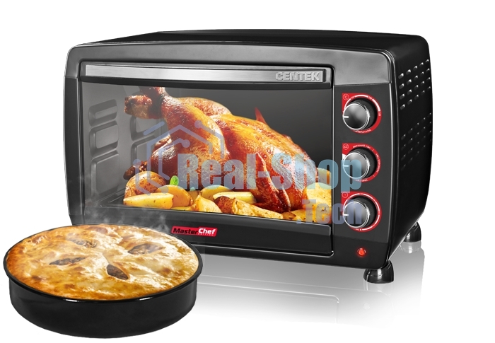 Мини-печь Centek CT-1532-46 (черн) 46л 2000Вт, таймер 90 мин, 4 режима, max 320°