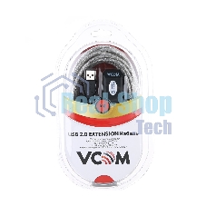 Кабель VCOM VUS7049-5M USB2.0-repeater, удлинительный активный Am-->Af 5м