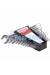 Набор ключей комбинированных Rexant (6-14, 17, 19, 22 мм), 12 шт., CrV, зеркальное хромирование