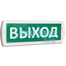 Оповещатель охранно-пожарный световой (табло) Топаз 12 Выход (зел. фон) SLT 10053