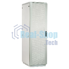 Шкаф телеком. напольный 42U (600x600) дверь перфорированная (ШТК-М-42.6.6-4ААА) (3 коробки)