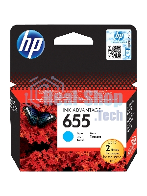 Картридж струйный HP 655 CZ110AE голубой для HP DJ IA 3525/4615/4625/5525/6525 (600 стр.)