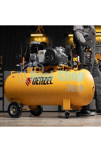Компрессор воздушный Denzel BCI3000-T/200 рем. привод, 3,0 кВт, 200 литров, 530 л/мин