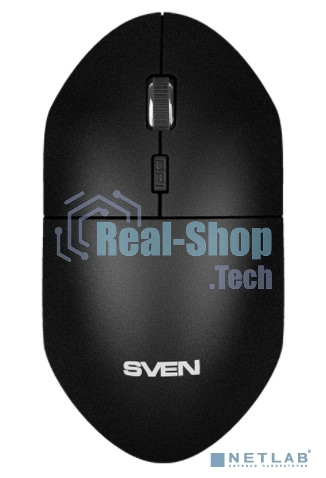 Мышь беспроводная SVEN RX-515SW черный, 1600 dpi, радиоканал, USB, кнопки - 4