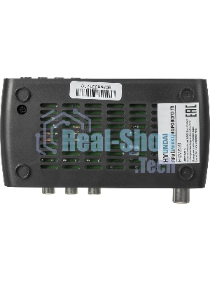 Приставка для цифрового ТВ Hyundai H-DVB520 черный + WiFi-адаптер, DVB-T2, DVB-T, DVB-C, HDMI, USB 2.0 х2