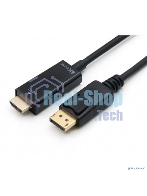 Кабель-переходник 4K DP M в HDMI M KS-is KS-752-1.8  активный 1.8м										